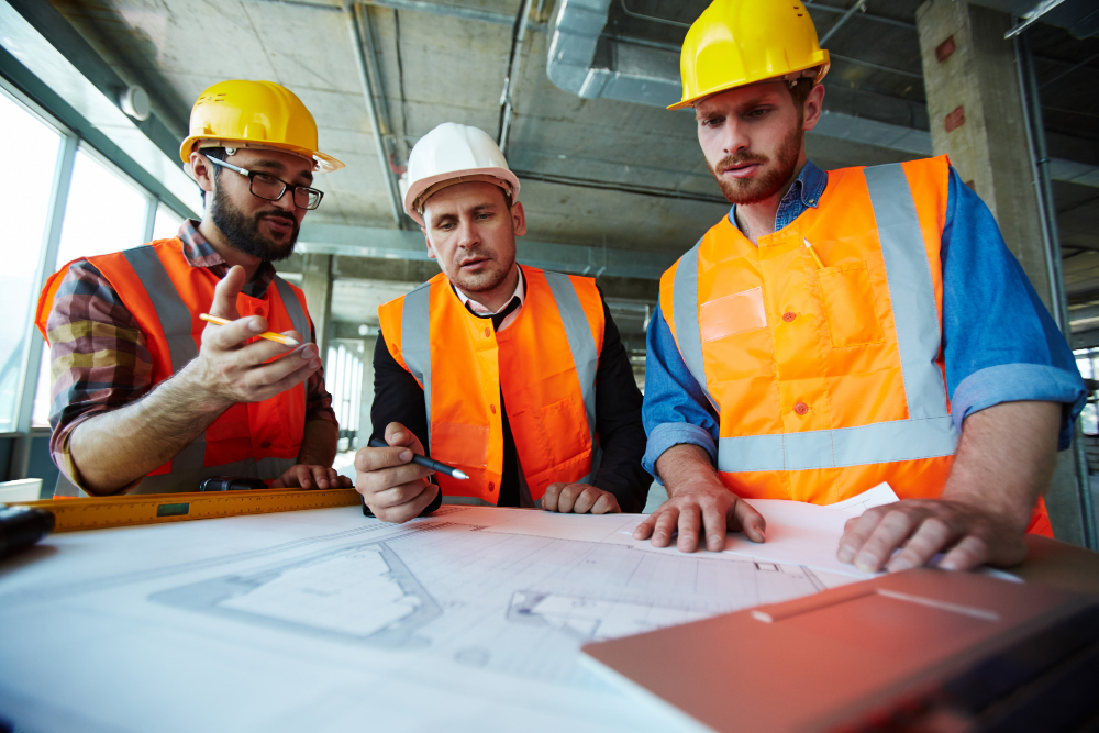 Team auf der Baustelle